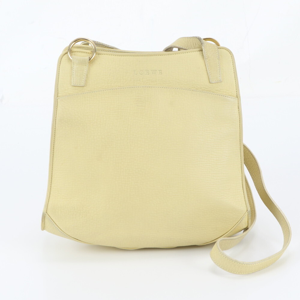 Loewe Leather Shoulder Bag, Crossbody Handbag, Tote Gold Hardware, Women's